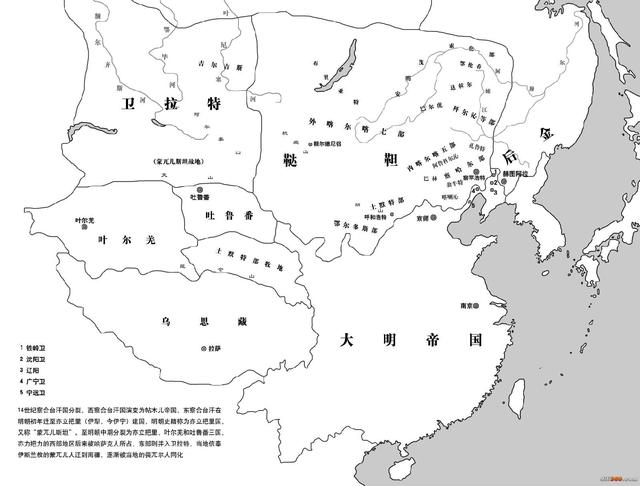 各种各样的明朝版图：为啥明朝的地图就那么难统一