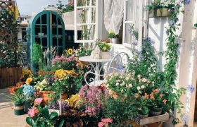 20㎡露台DIY“小花园”，在喧闹城市，寻一处属于自己的小天地