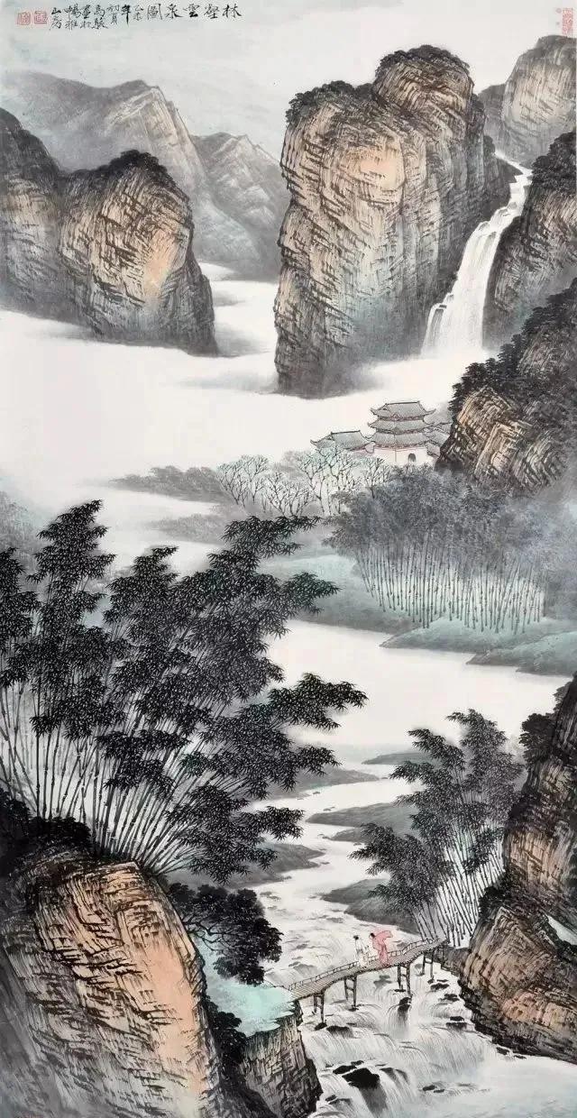 盛夏，给你带来清凉——水墨山水