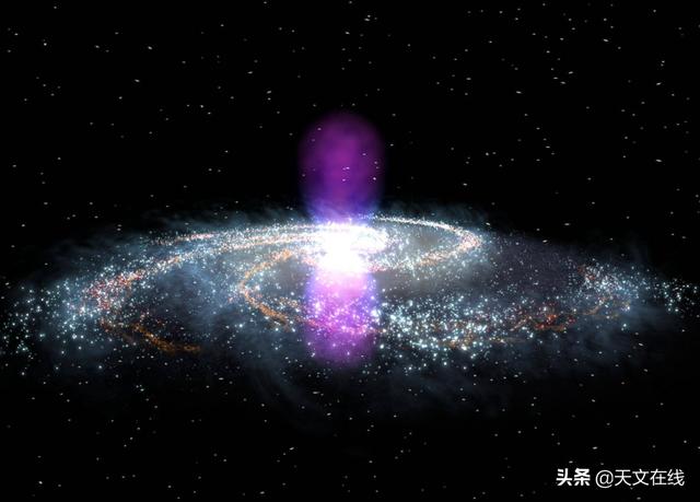 科学家们在银河系中心发现了巨大的气球状结构