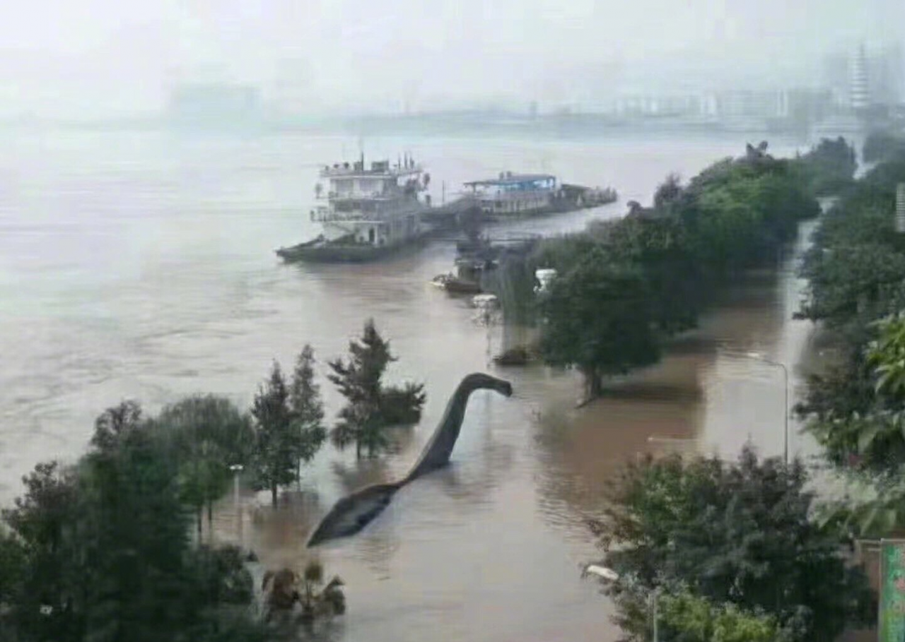 重庆雨后出现水怪？这个“侏罗纪公园”比电影还早，一度风靡世界