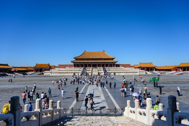 实拍北京故宫，明清时期的皇家宫殿，建筑宏伟处处尽显皇家风范