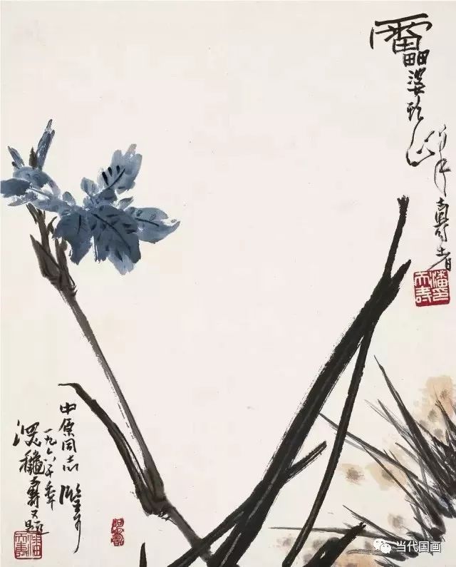 潘天寿：花鸟画的布置，应以势为主