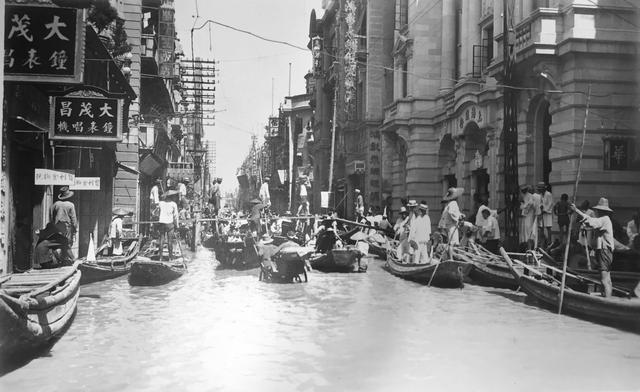 1931年民国大水灾，110张高清老照片全景再现