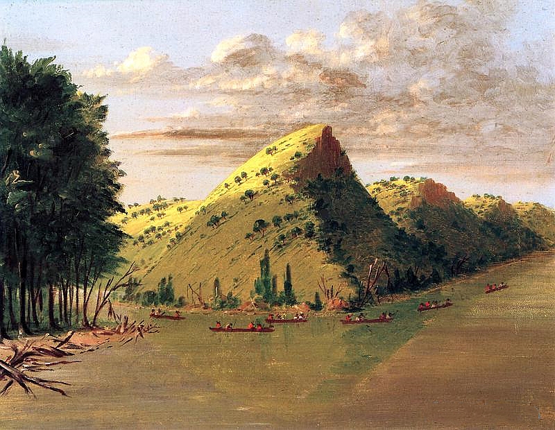 美国画家George Catlin：土著人的肖像画艺术作品