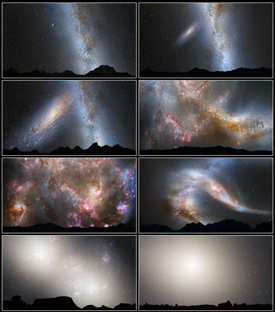 仙女座星系被巨大气体晕笼罩！哈勃测绘出前所未有的细节