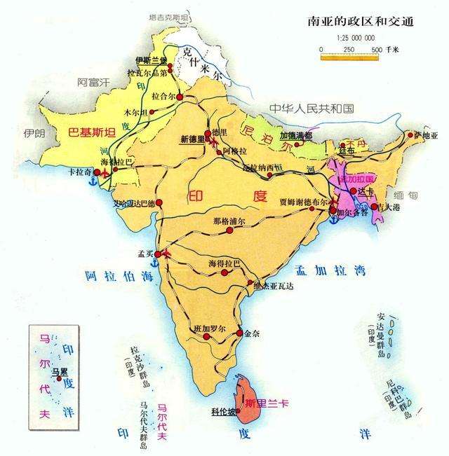 从印巴分治开始，图说印度的对外扩张之路