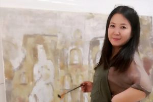 女油画家占兰：风景无限——给生活以艺术 留美学以时间