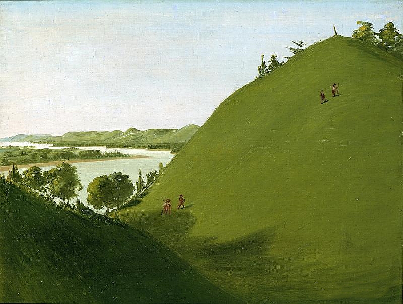 美国画家George Catlin：土著人的肖像画艺术作品