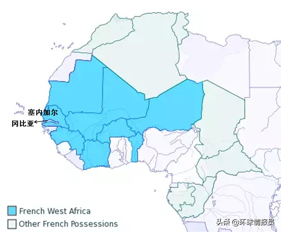 冈比亚：国土形状为何宛如蚯蚓，钻入塞内加尔的腹地？