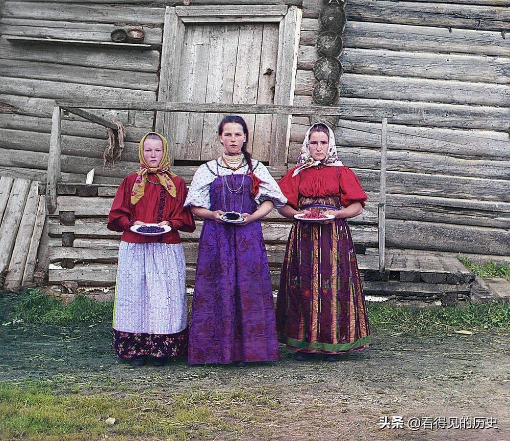 珍贵彩色老照片，十月革命前的俄罗斯