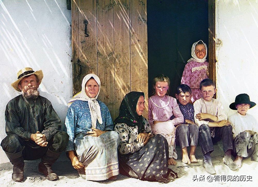 珍贵彩色老照片，十月革命前的俄罗斯