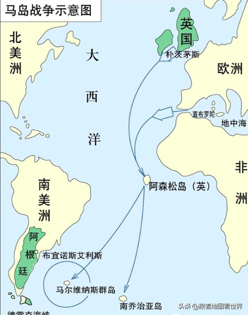 马岛战争：利益和主权的碰撞，从邮票看阿根廷、英国领土争端