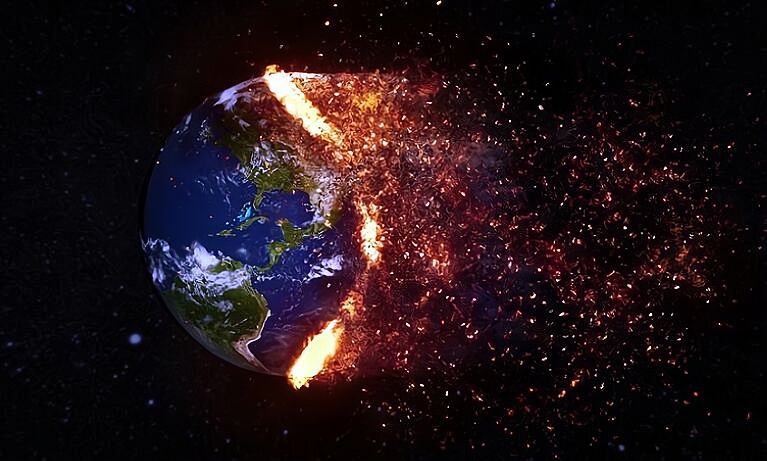 一根针以光速撞击地球会造成什么后果？