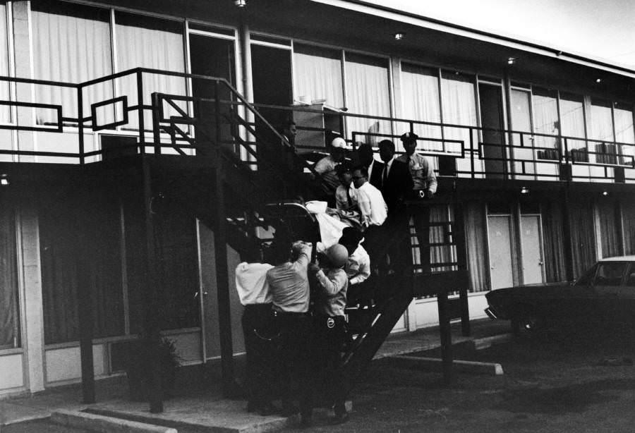 旧影拾记：1968年，马丁·路德·金被暗杀现场照片，真相成谜