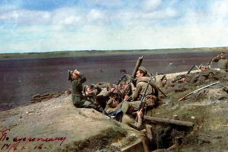 旧影拾记：一战中，俄国军人的10大经典彩色老照片，叹为观止