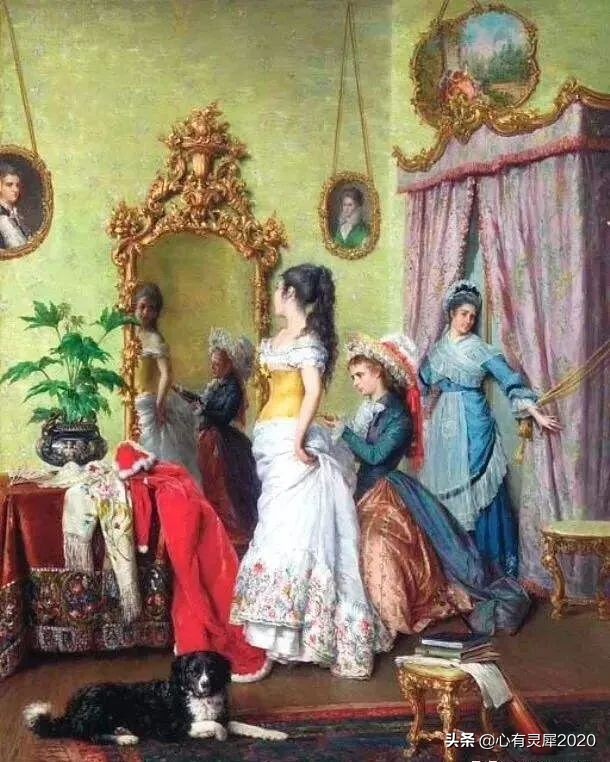 查尔斯.巴格涅特—比利时宫廷画家，有名望的人物肖像画家