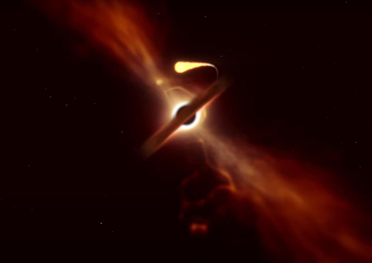 超级黑洞撕吃一颗恒星，望远镜看到震惊细节，有类人生命就惨了