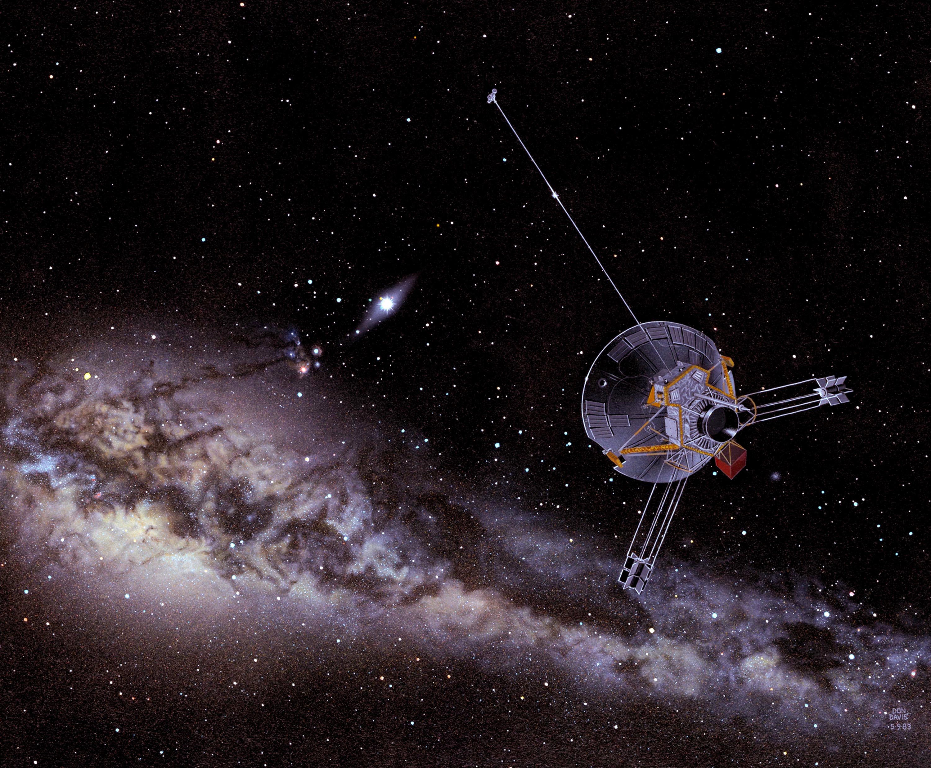 5艘飞船正离开太阳系，最远已225亿公里，NASA想干啥？