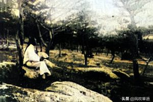 辽宁营口老照片：民国时期熊岳城宝泉山的松游园和果园