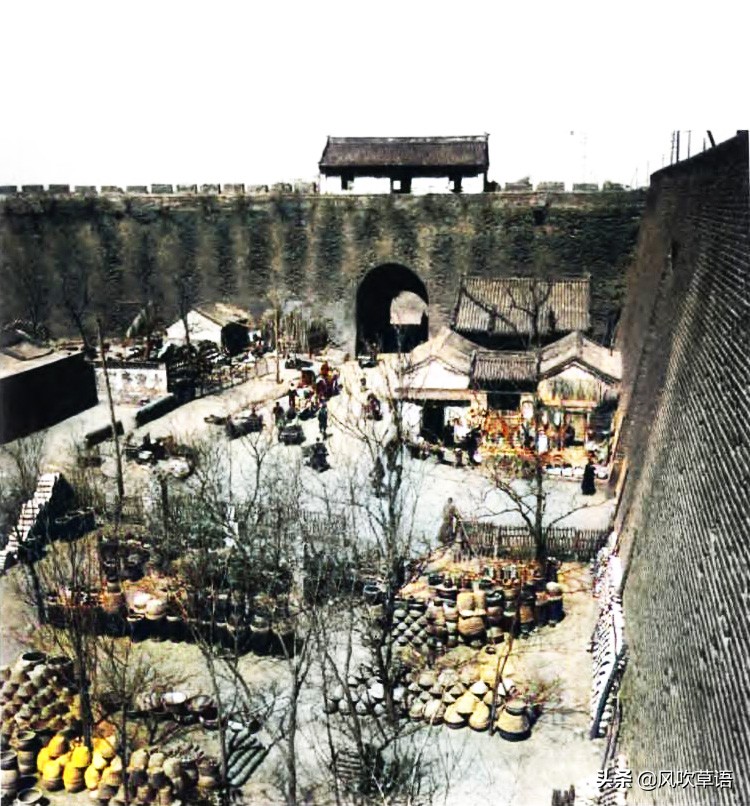 老照片：1930年代的北京城墙