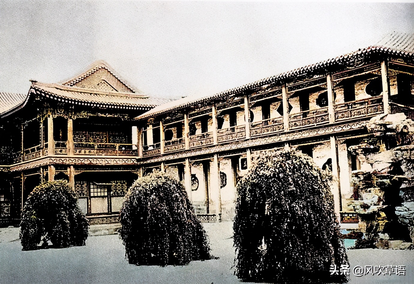 北京老照片：1922年，有些凄冷的中南海