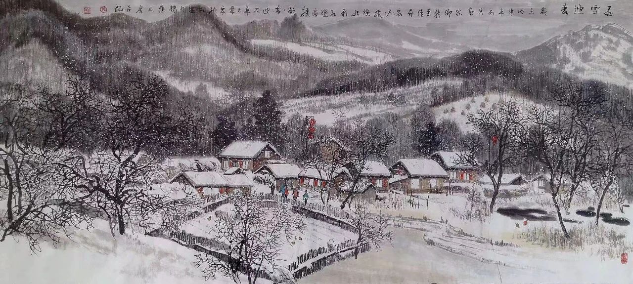 孙书正 | 无声乡情涌毫楮一一孙云霖雪景山水画谈