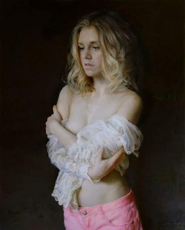 俄罗斯艺术家最美人体油画，性感逼真，宛如高清照片
