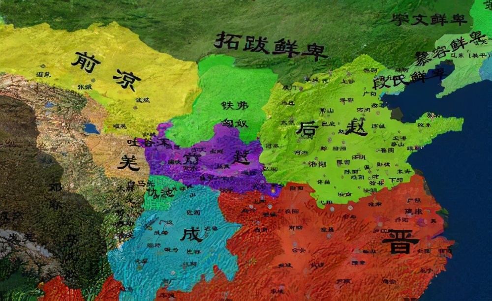 大量任用汉官的鲜卑拓跋部迅猛崛起，建立强大的北魏