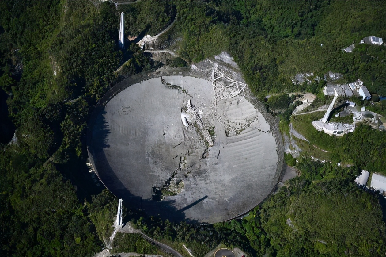 失去阿雷西博望远镜，人类将更容易受到太空岩石的伤害