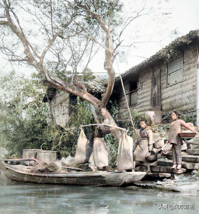1930年，苏杭运河边上的那些江南女子