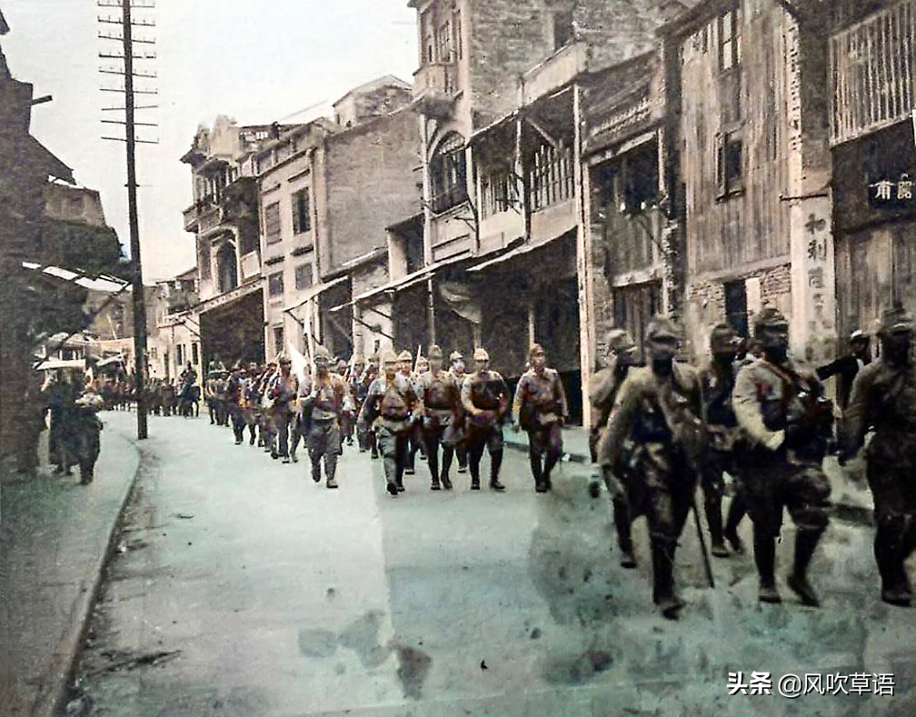 江西老照片：1939年3月，攻占南昌的侵华日军