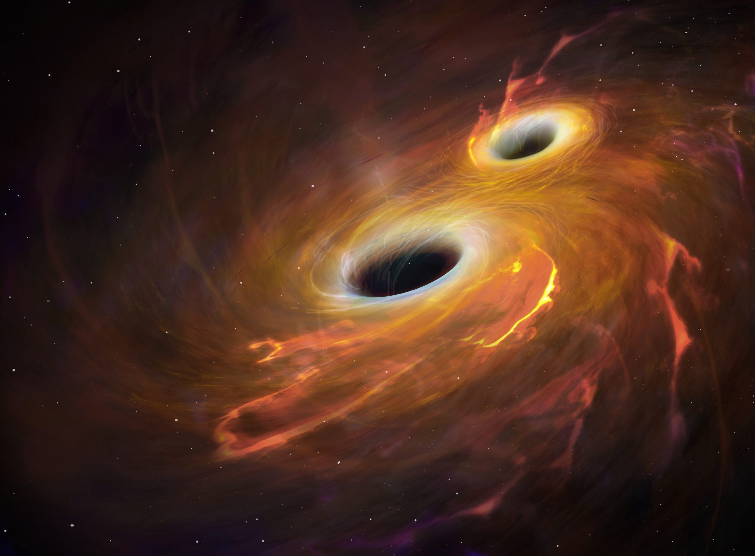 一个和银河系一样重的超级黑洞居然失踪了！宇宙这个玩笑开大了