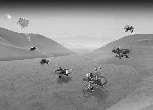 蜻蜓旋翼机将在土卫六上探求地球上的“前生命化学”