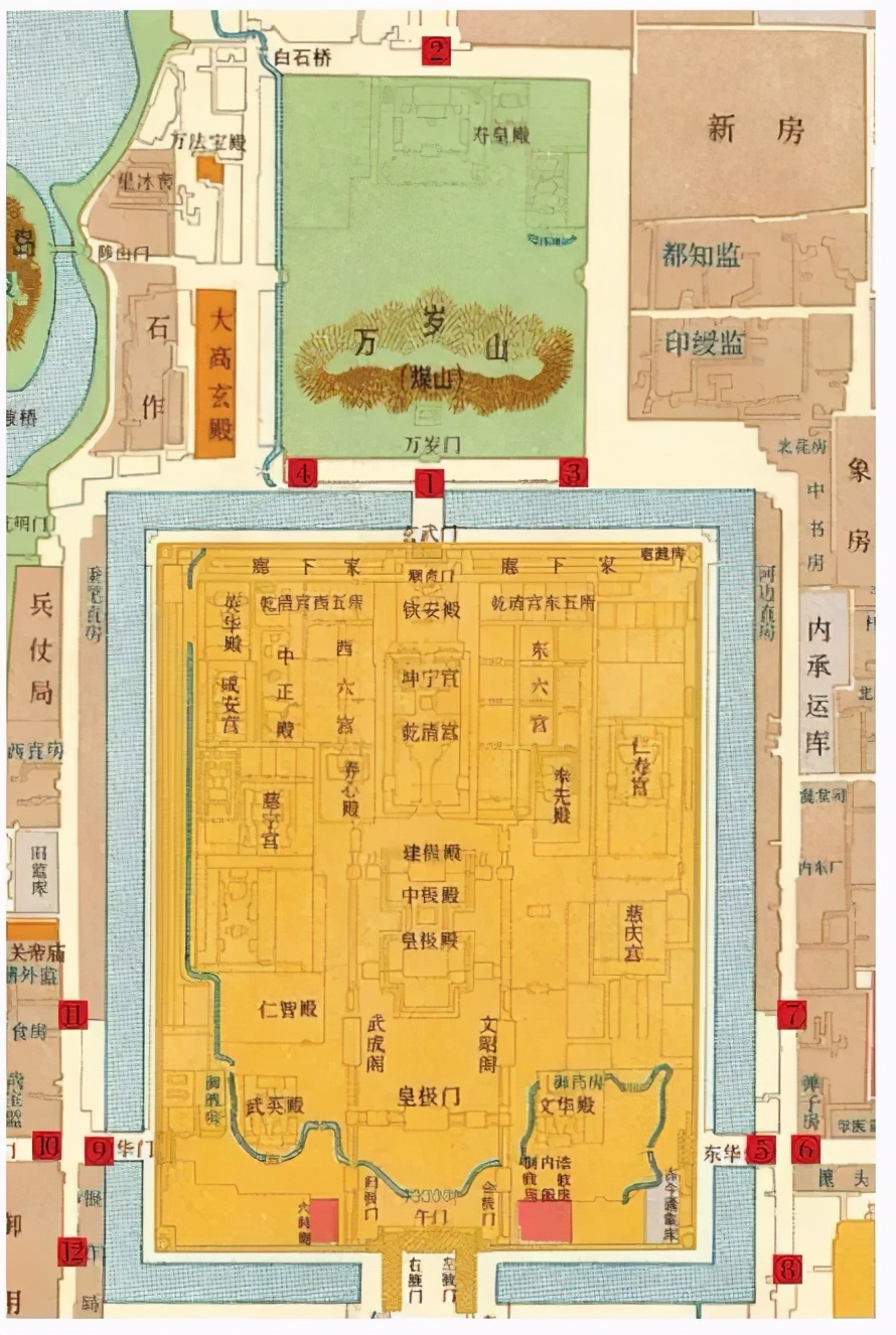 北京城墙不止四圈，皇城与紫禁城之间还曾经建有一圈“内皇城”