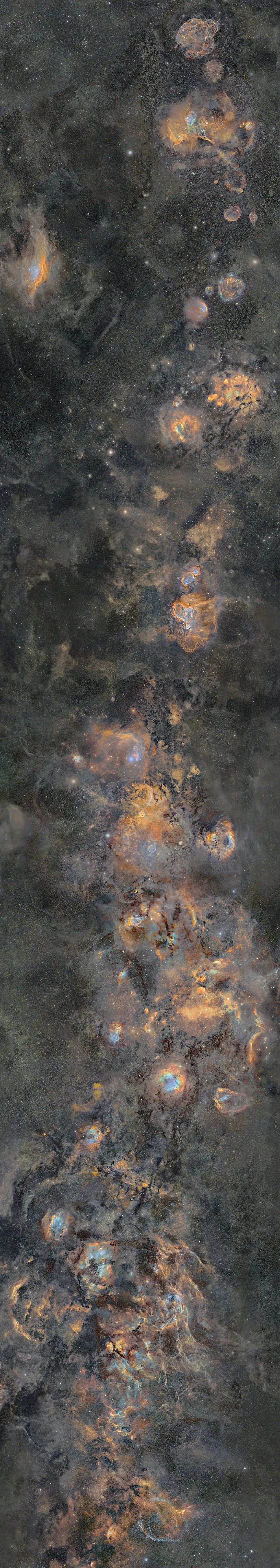 纤毫毕现：一张12年才完成的银河全景图