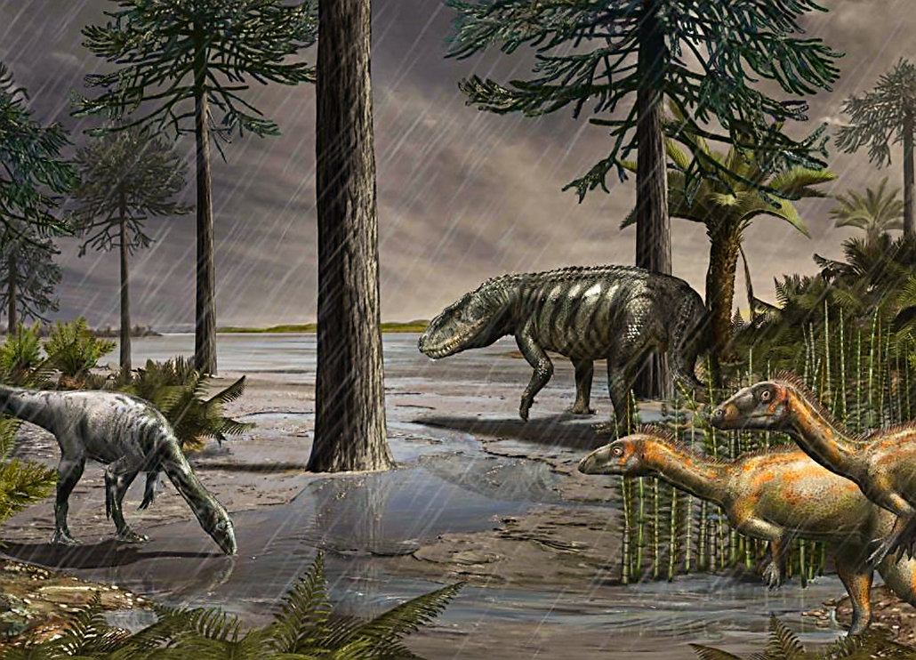 2.3亿年前，下了200万年的暴雨，恐龙趁机称霸地球