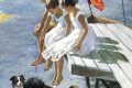 快乐的夏天 | 女艺术家Daines儿童印象派油画欣赏