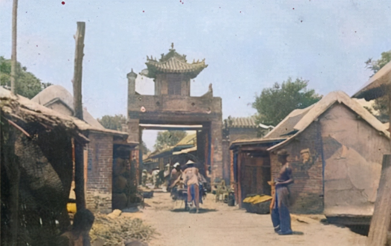 山东老照片：1930年历史情景，看下那时的农村怎么样