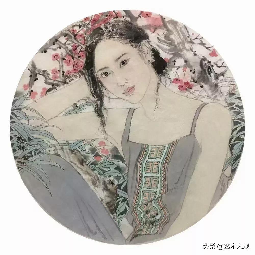 中国画院博士后女画家张琳人物画作品专辑