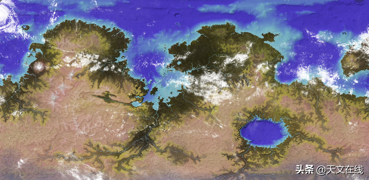有水的金星图—令人惊叹的金星地球化图，可替代移居火星的计划