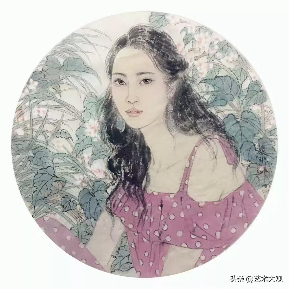 中国画院博士后女画家张琳人物画作品专辑