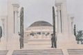 老照片：1918年的袁世凯墓，规模宏大中西合璧，堪比历代帝王陵墓