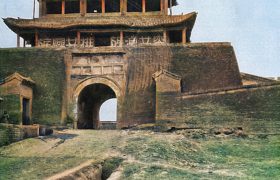 老照片：40年代的山西临汾，悠悠晋风古韵，巍巍平阳古城