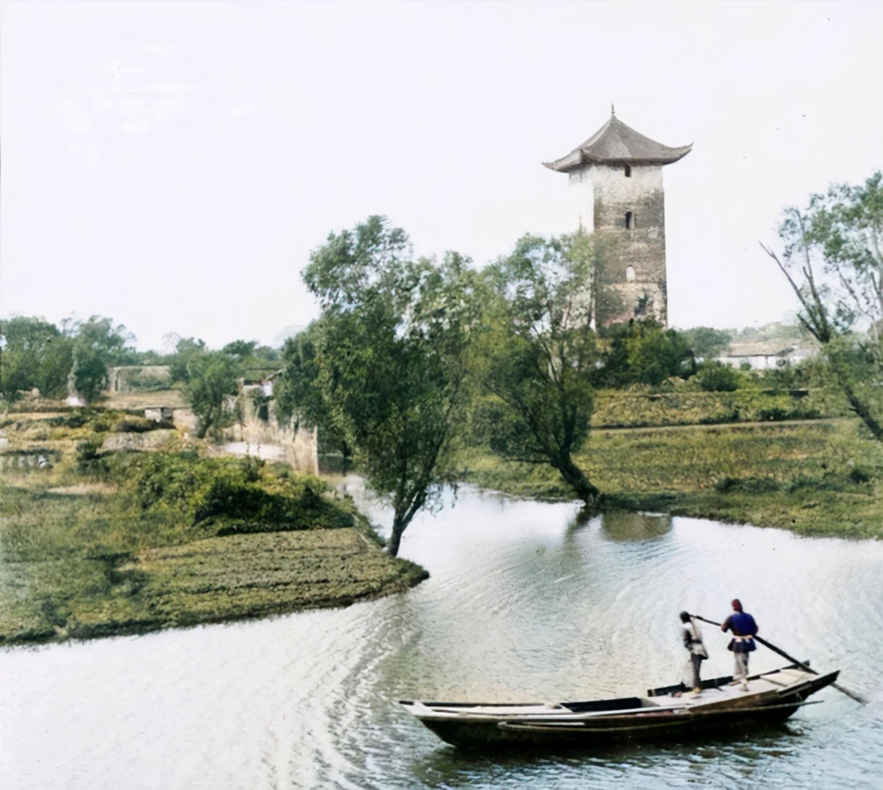 老照片：1903年江苏苏州历史情景！看下变化有多大