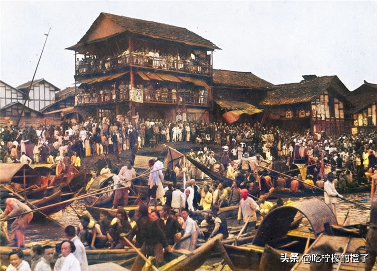 老照片：1930年的湖南湘潭，商贸发达、人文鼎盛的“金湘潭”