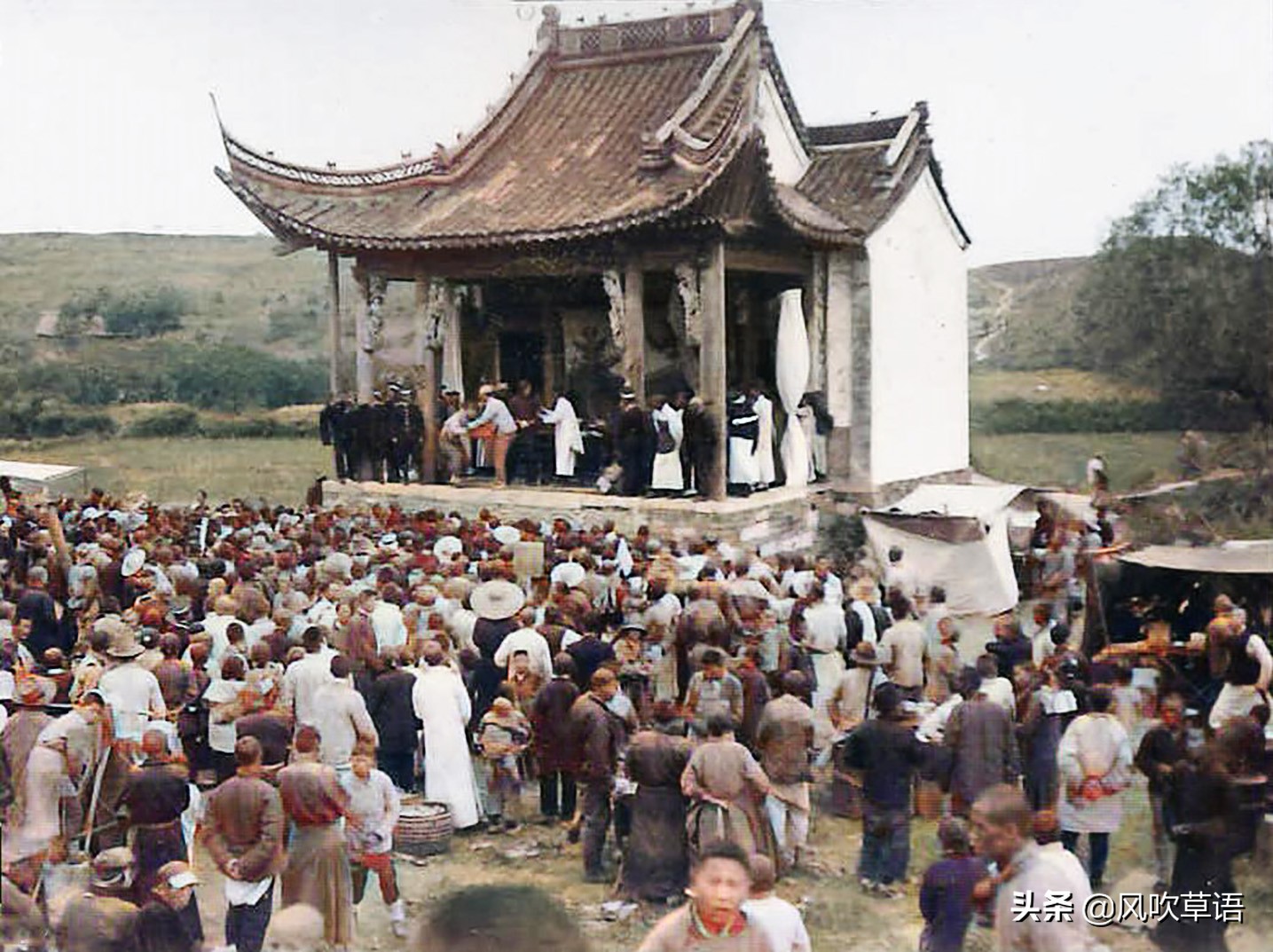 南京旧影：民国时期，热闹非凡的蒋王庙庙会