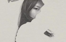 少女素描肖像画 | 日本女插画师Kei Meguro人物铅笔手绘专辑