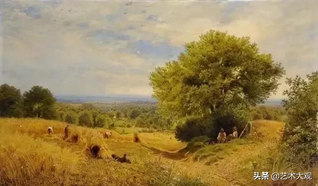 英国画家克莱顿·亚当斯风景油画作品欣赏