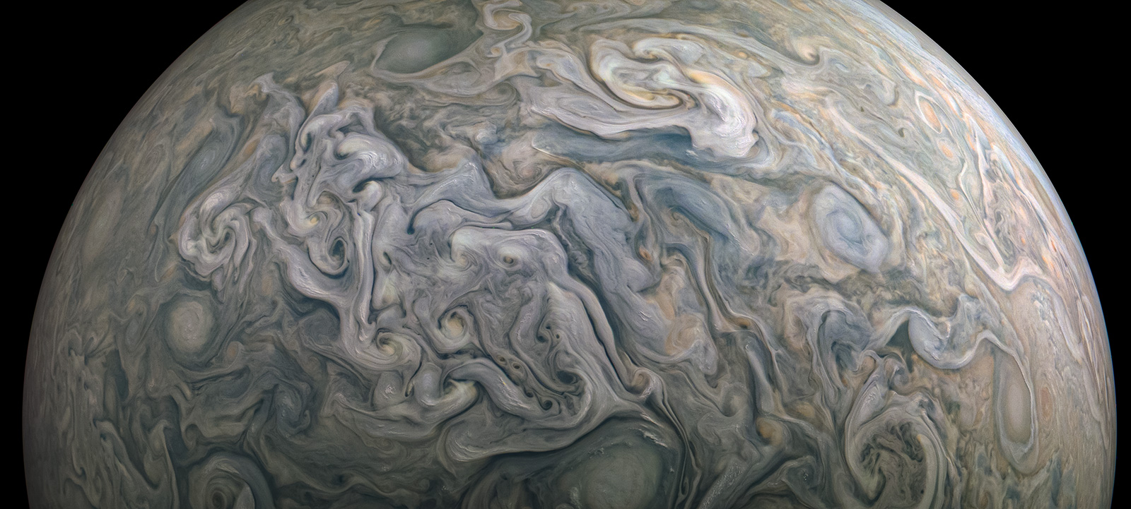 看，木星上诡谲的云层，这里可能孕育着生命